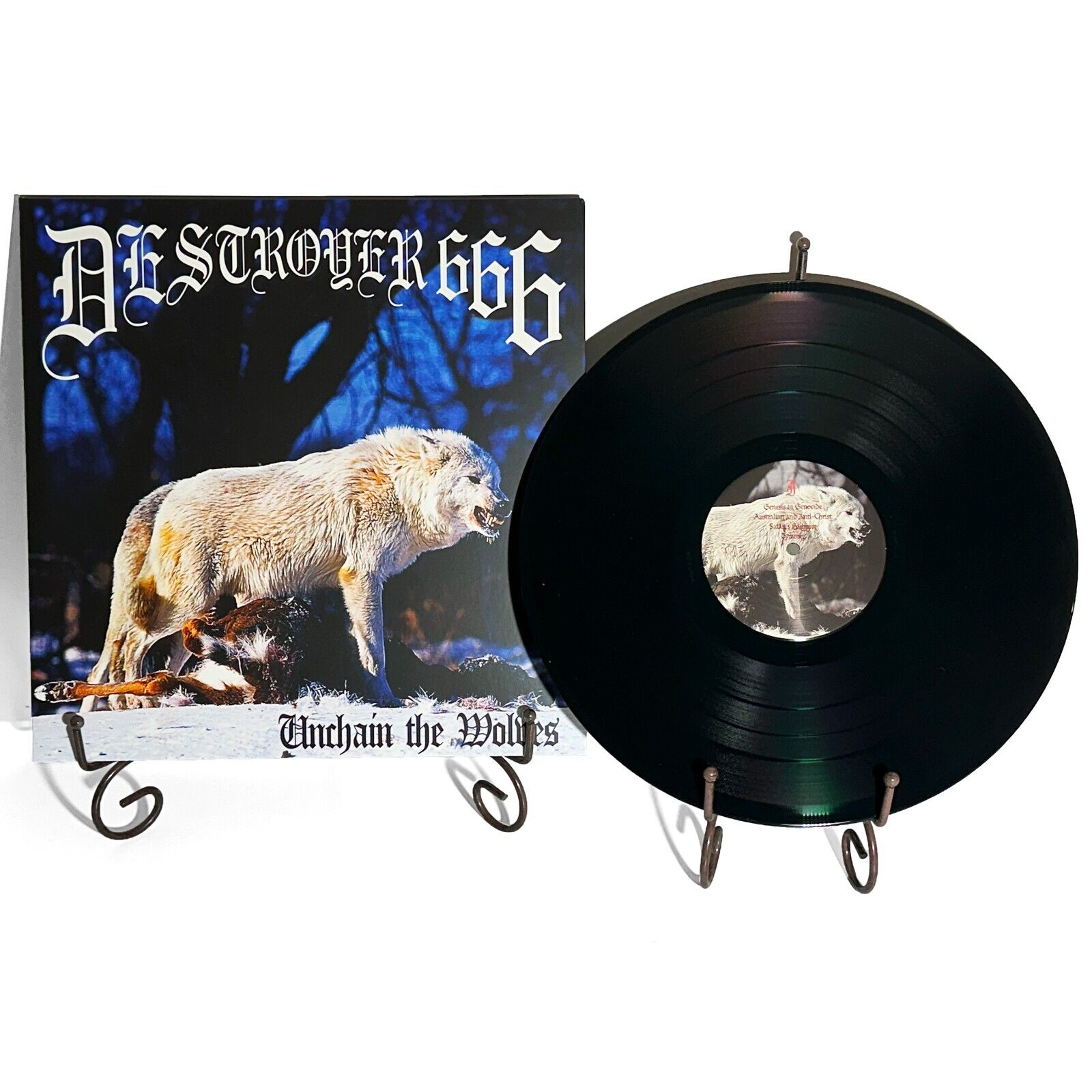 DESTROYER 666 Unchain The Wolves Gatefold LP Black Vinyl **CORNER DING