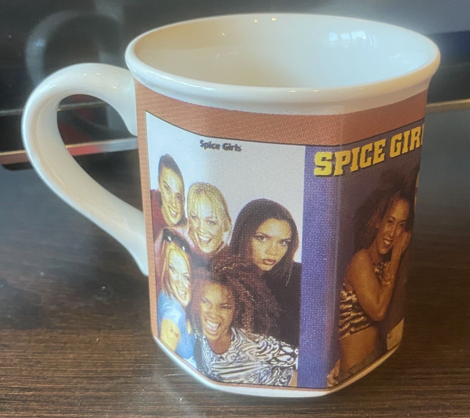 Vintage Hexagonal Spice Girls Mug 1990's - Unused