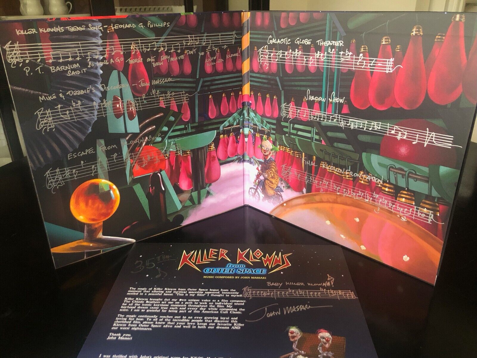 35th Anniversary Klownzilla Pinwheel Music Manuscript 2x LP w/ FREE Poster