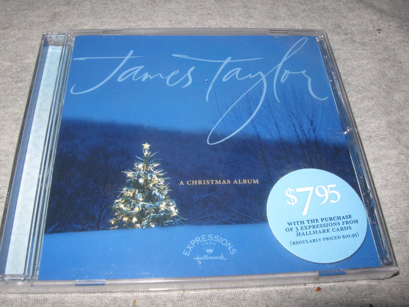 HTF New Hallmark James Taylor CD Christmas Music Album CDs 2004