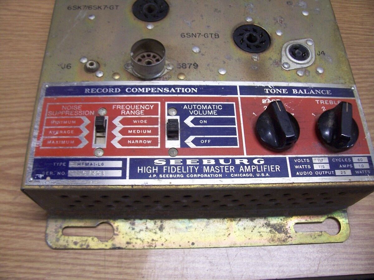 Seeburg jukebox HFMA1-L6 amplifier for V or VL