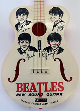 VINTAGE 1960s BEATLES TOY GUITAR ORIGINAL 60'S SELCOL NEW SOUND MADE IN ENGLAND picture