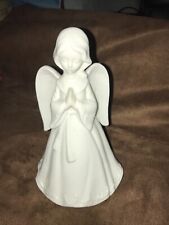 Vintage Wind Up Porcelain Angel Praying Musical Figure Berman & Anderson 1979. A picture