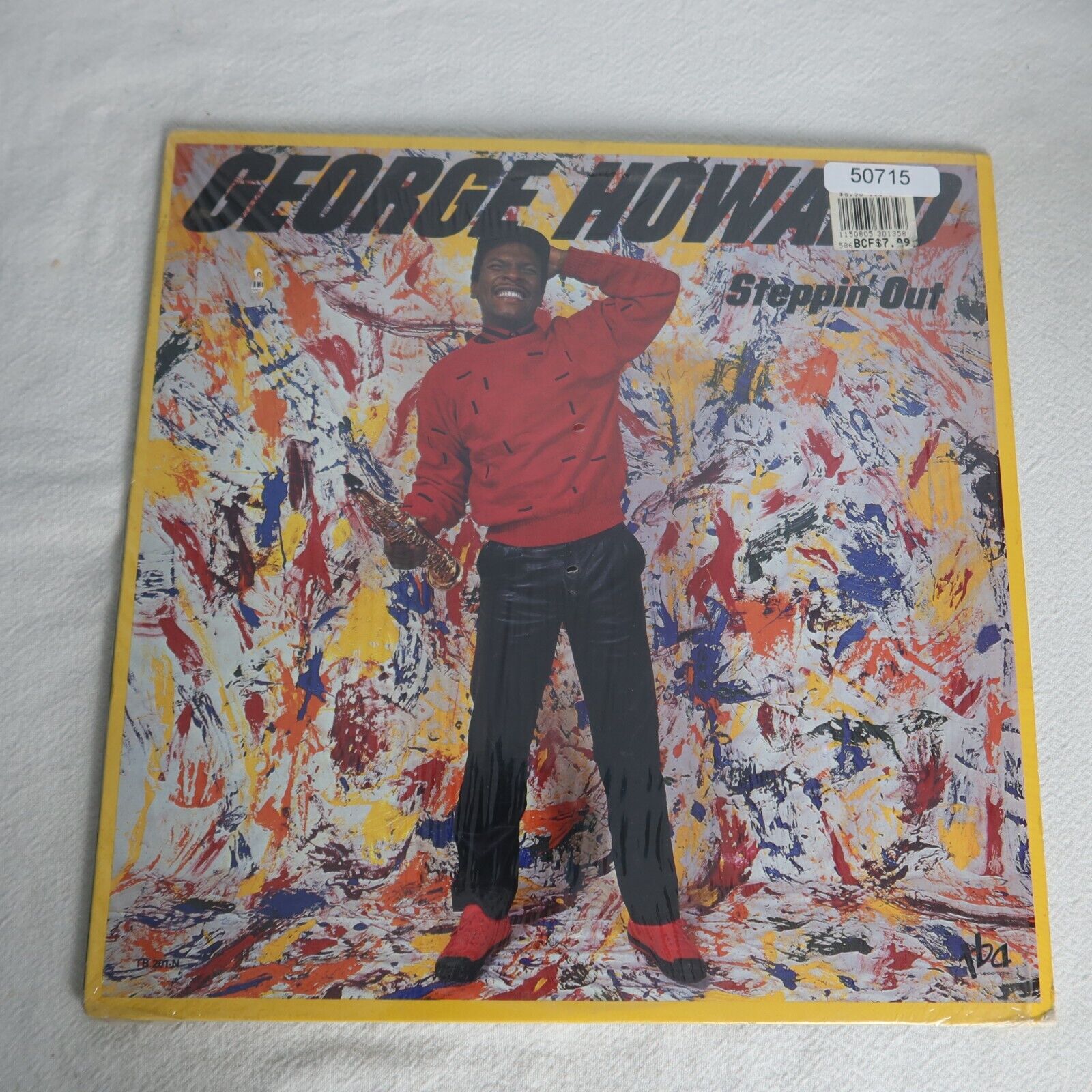 George Howard Steppin\' Out w/ Shrink LP Vinyl Record Album
