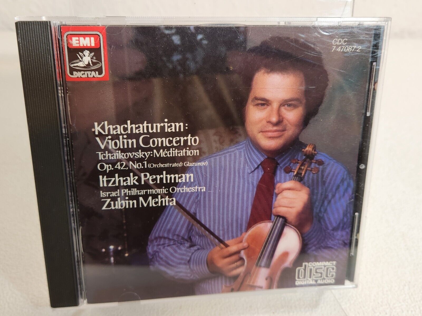 Itzhak Perlman, Khachaturian Violin Concerto, Zubin Mehta, Israel Phil, EMI -EUC