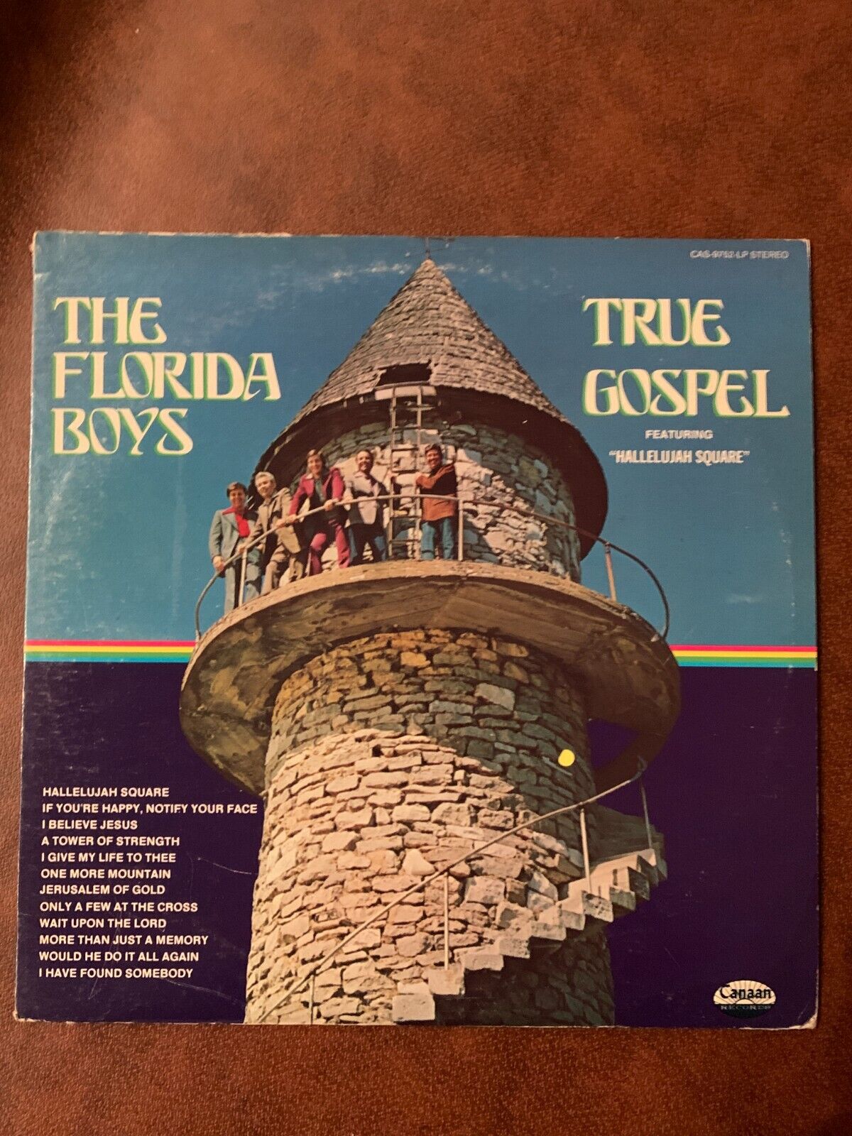 The Florida Boys- True Gospel 1974 CAS-9752 Vinyl 12\'\' Vintage