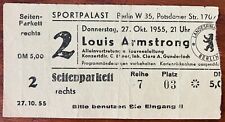 Very Rare.. Louis Armstrong Concert Ticket - Berlin 27/10/1955 picture