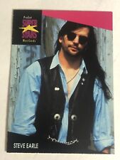 Steve Earle Trading Card Vintage Music Cards #167 picture