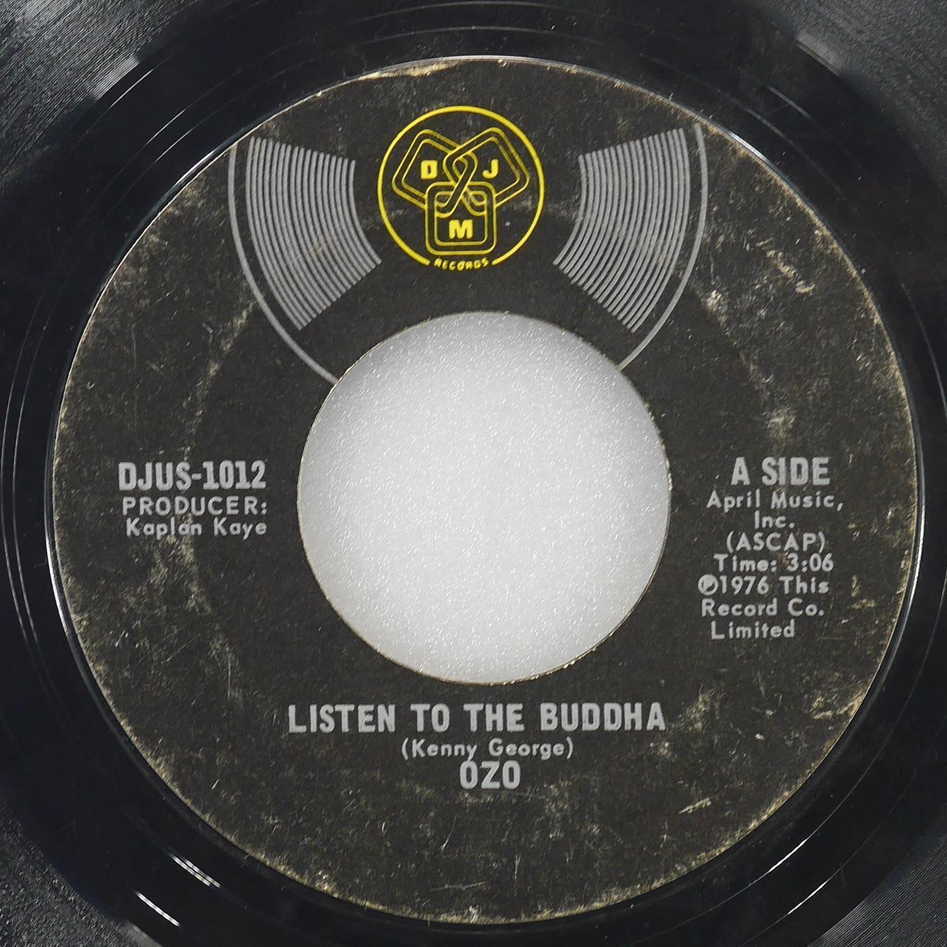 OZO Listen To The Buddha / Kites DJM RECORDS DJUS-1012 VG 1976 45rpm