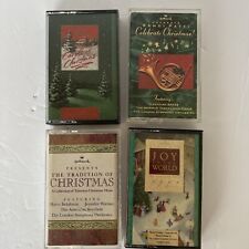 Vintage Hallmark Presents Christmas Cassette Lot Of 4 Celebrate Christmas Songs picture