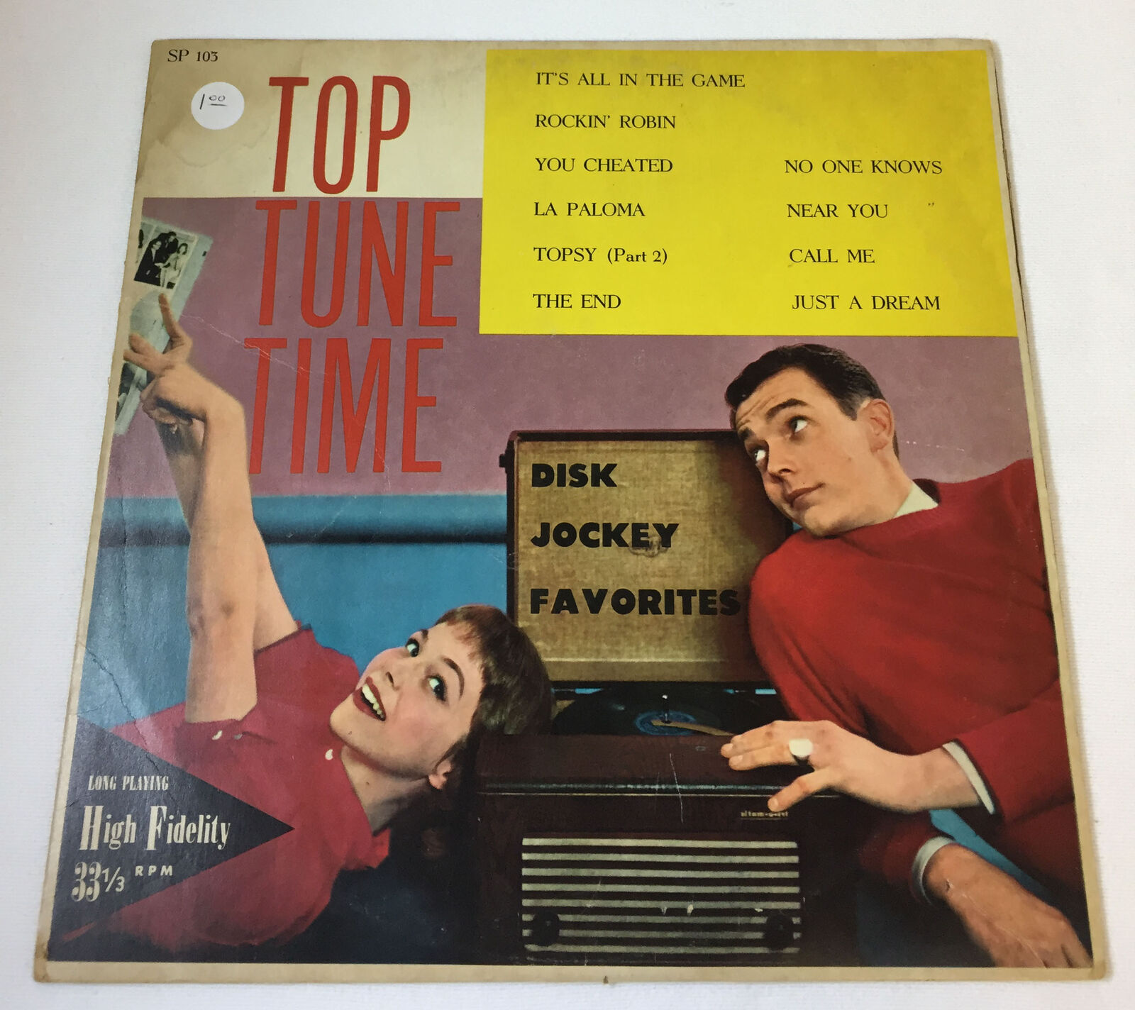 Spinorama 103 ~ Johnny Sullivan TOP TUNE TIME ~ 1950\'s