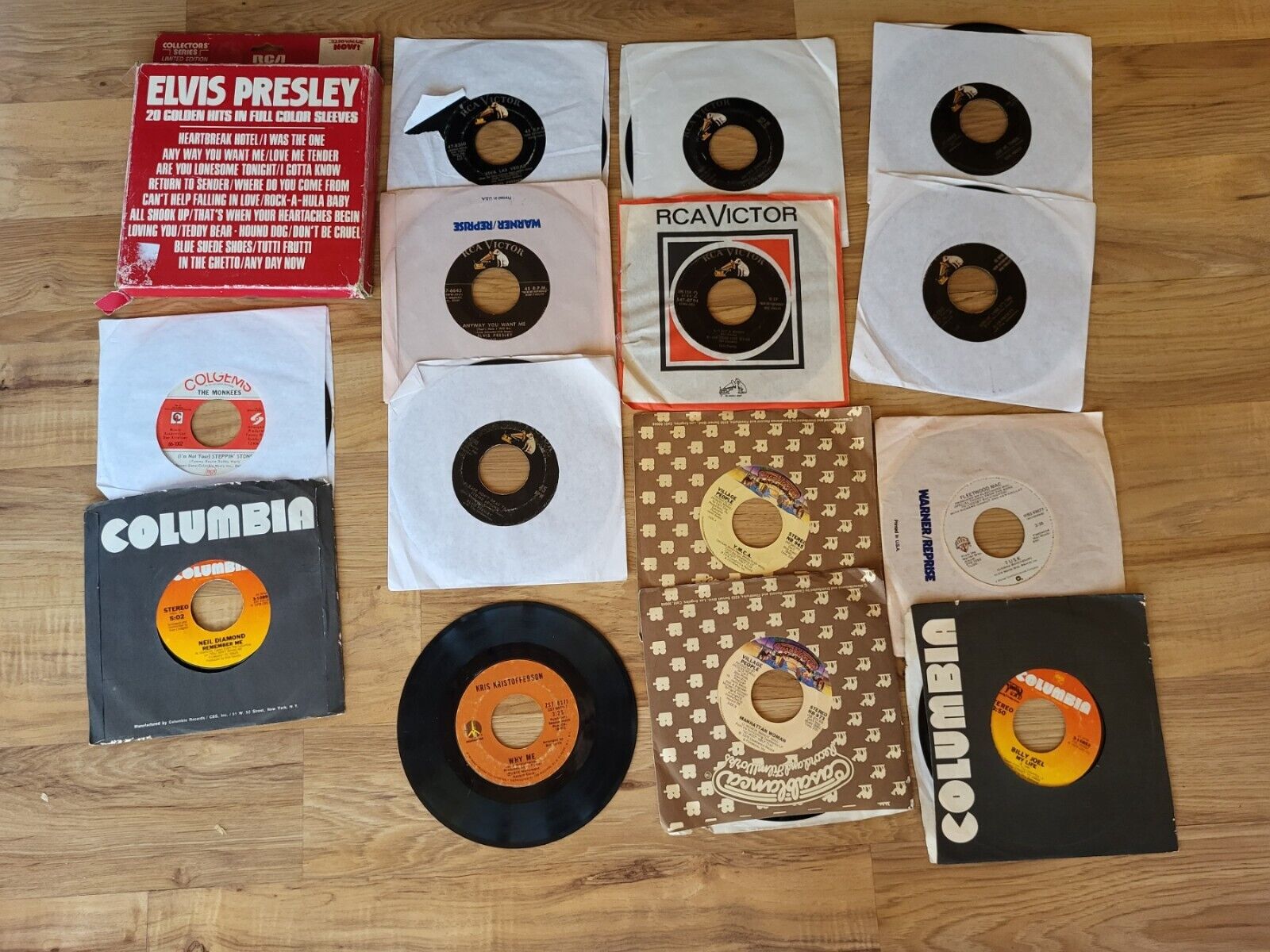 Vintage Collector's Series RCA Elvis Presley 45 rpm Records & More