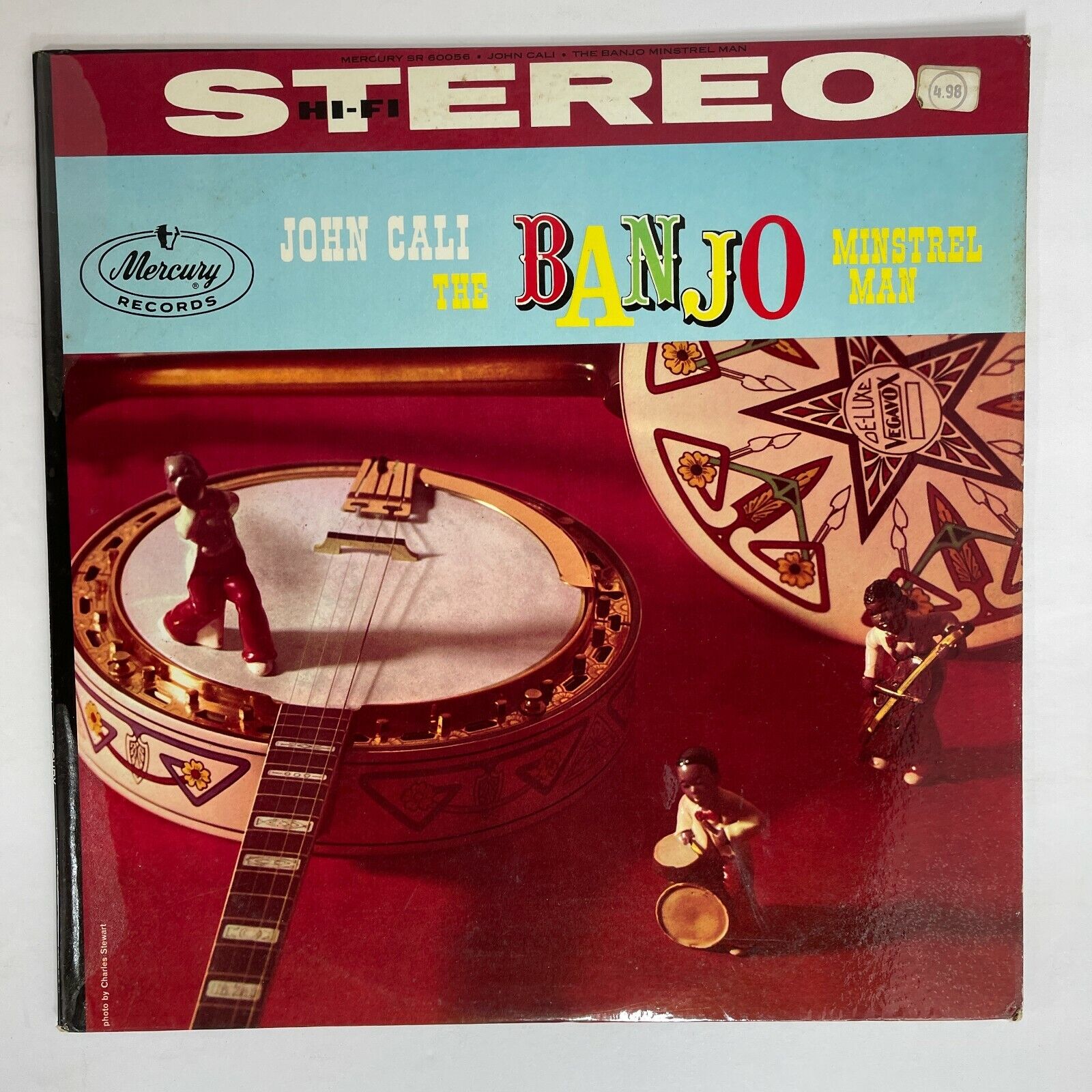 John Cali ‎– The Banjo Minstrel Man Vinyl, LP 1958 Mercury ‎– SR 60056 