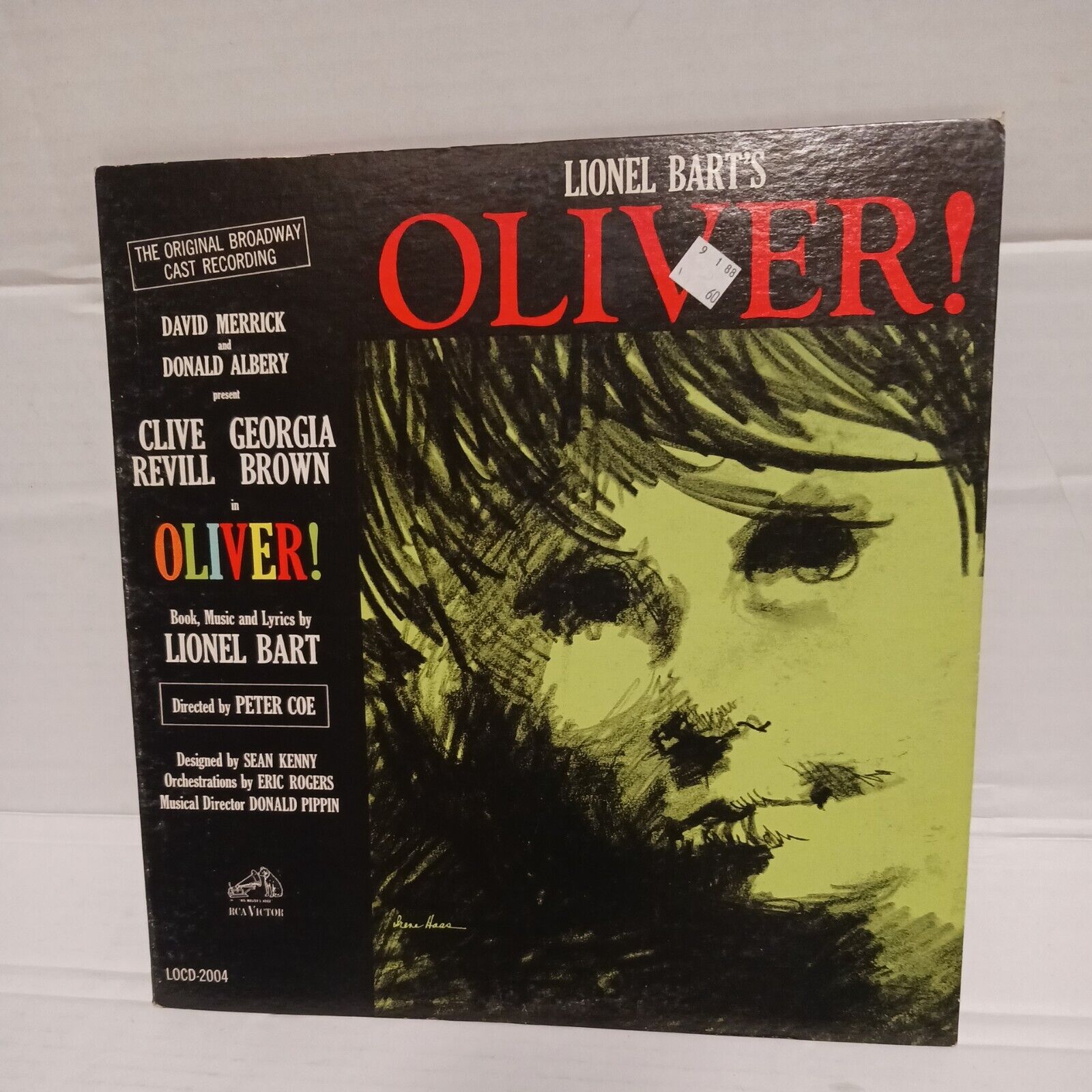 OLIVER Original Broadway Cast LP - RCA Victor LOCD-2004 (1962)