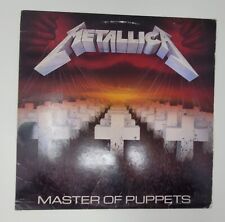 Metallica Master Of Puppets LP Record Original 1986 Pressing Elektra picture