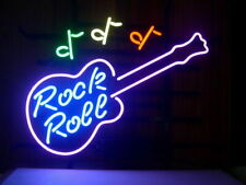 Amy Rock Roll Guitar Music Notes Neon Light Sign 17
