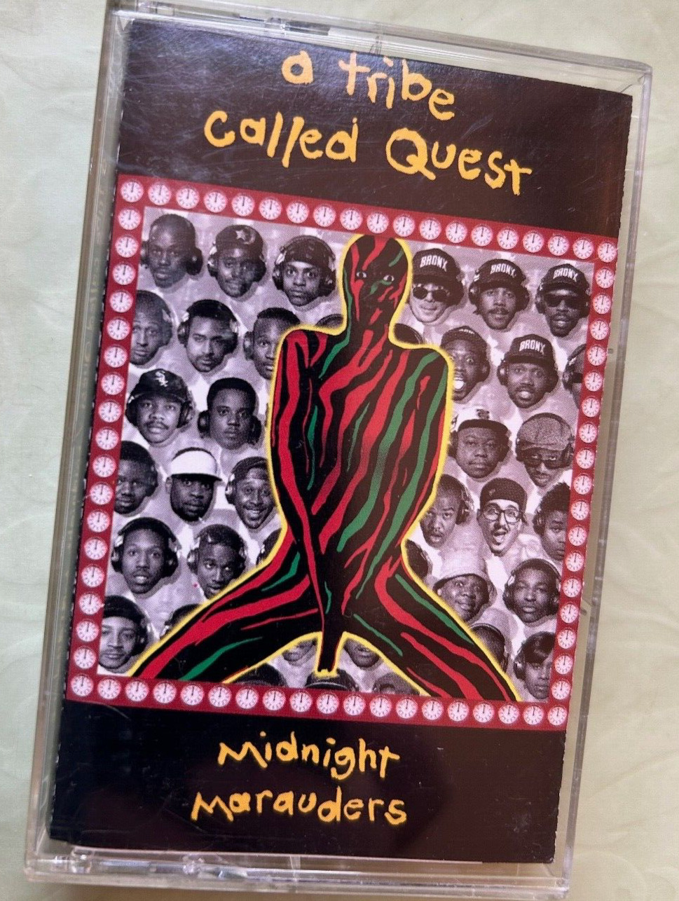vtg 1993 A Tribe Called Quest Midnight Marauders CASSETTE tape red Jive Records