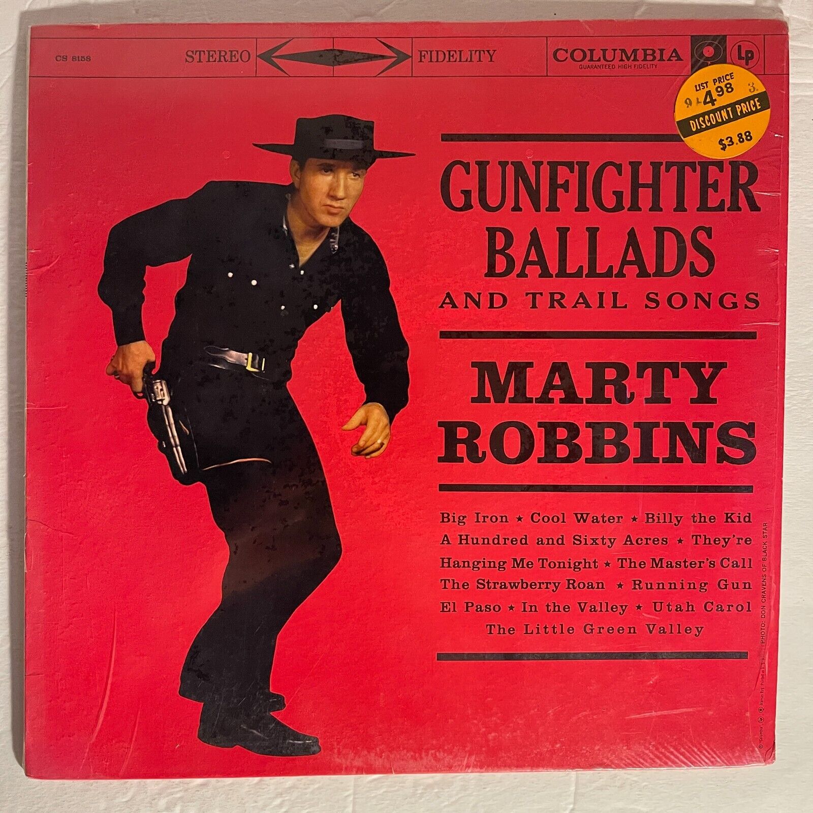 Marty Robbins ‎– Gunfighter Ballads And Trail Songs Vinyl, LP 1971 Columbia ‎