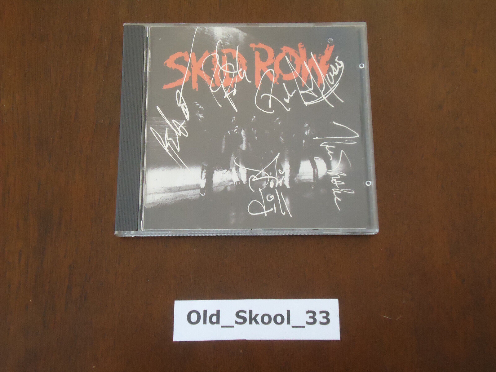Skid Row autographed debut CD - SIGNED BY ALL 5 BAND MEMBERS - March 24, 1990