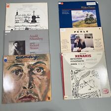 Vintage LP Record Album Lot of 6 2oth Century Classical Carter Schoenberg Piston picture