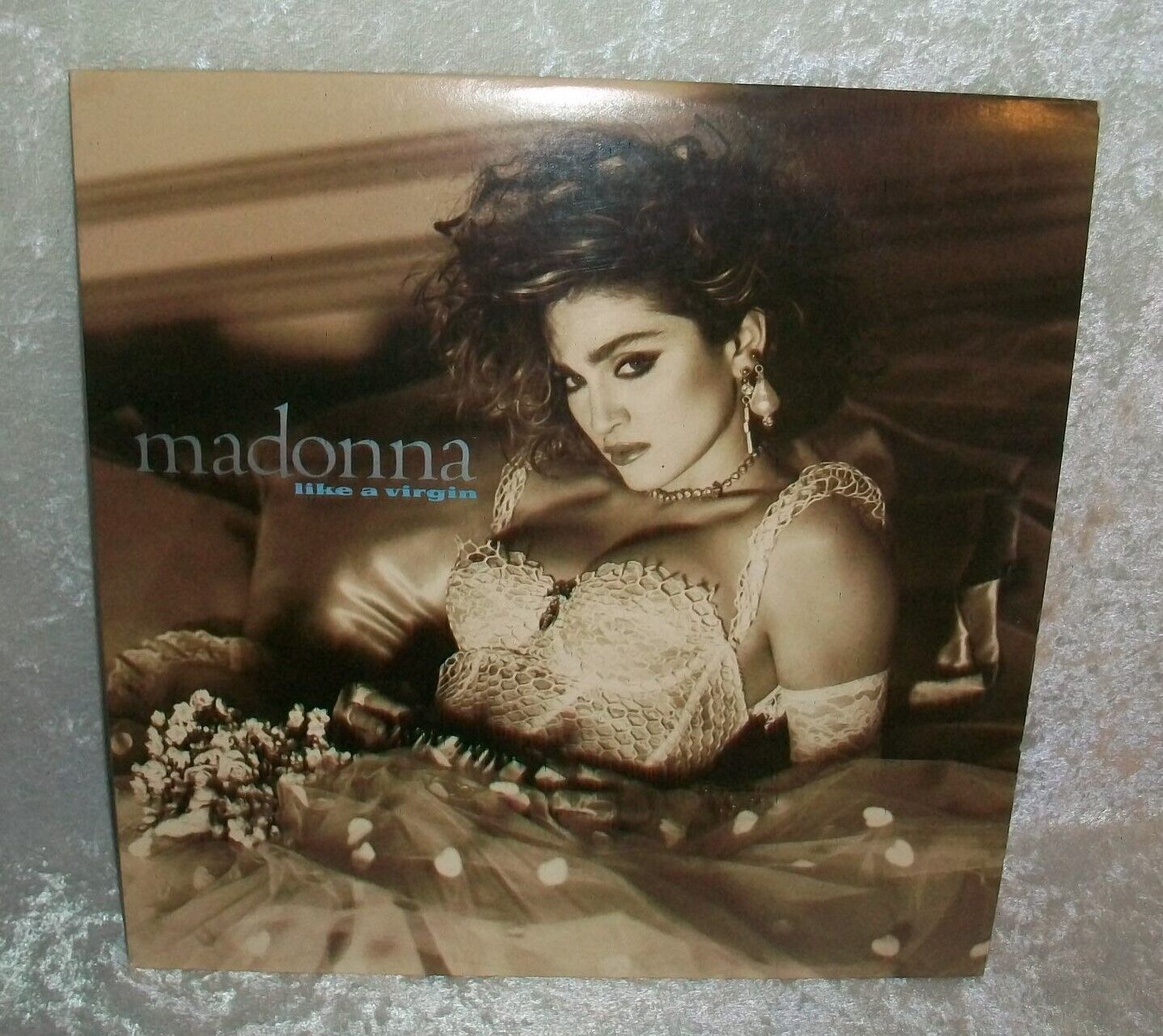 Madonna Vintage 1984 Like A Virgin Vinyl Sire Records LP 1-25157 Upside Down