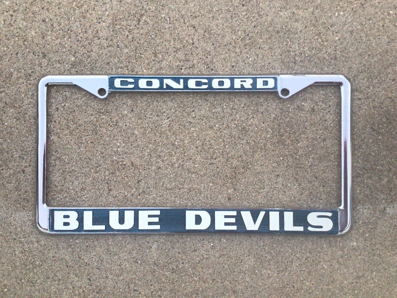 CONCORD  CALIFORNIA - BLUE DEVILS DRUM AND BUGLE CORPS - LICENSE  PLATE  FRAME
