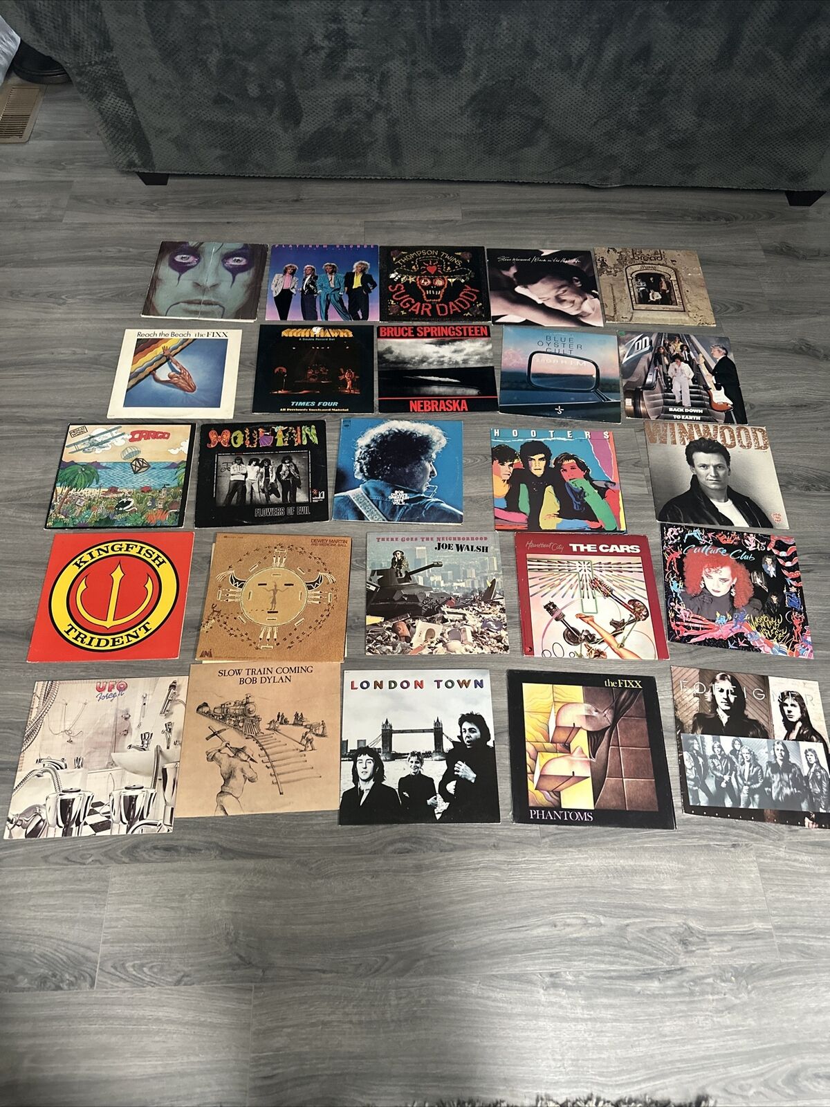 Lot of 25 , CLASSIC ROCK LP\'S ,and 80’s LPs All VG++ To Excellent Condition