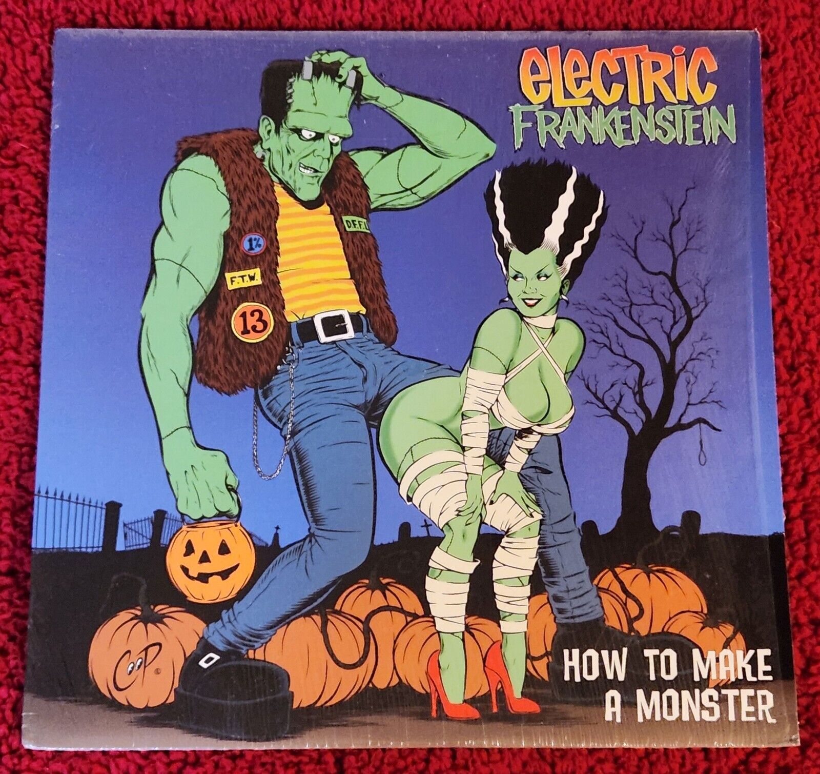 Electric Frankenstein How To Make A Monster LP punk vinyl  1999 pressing
