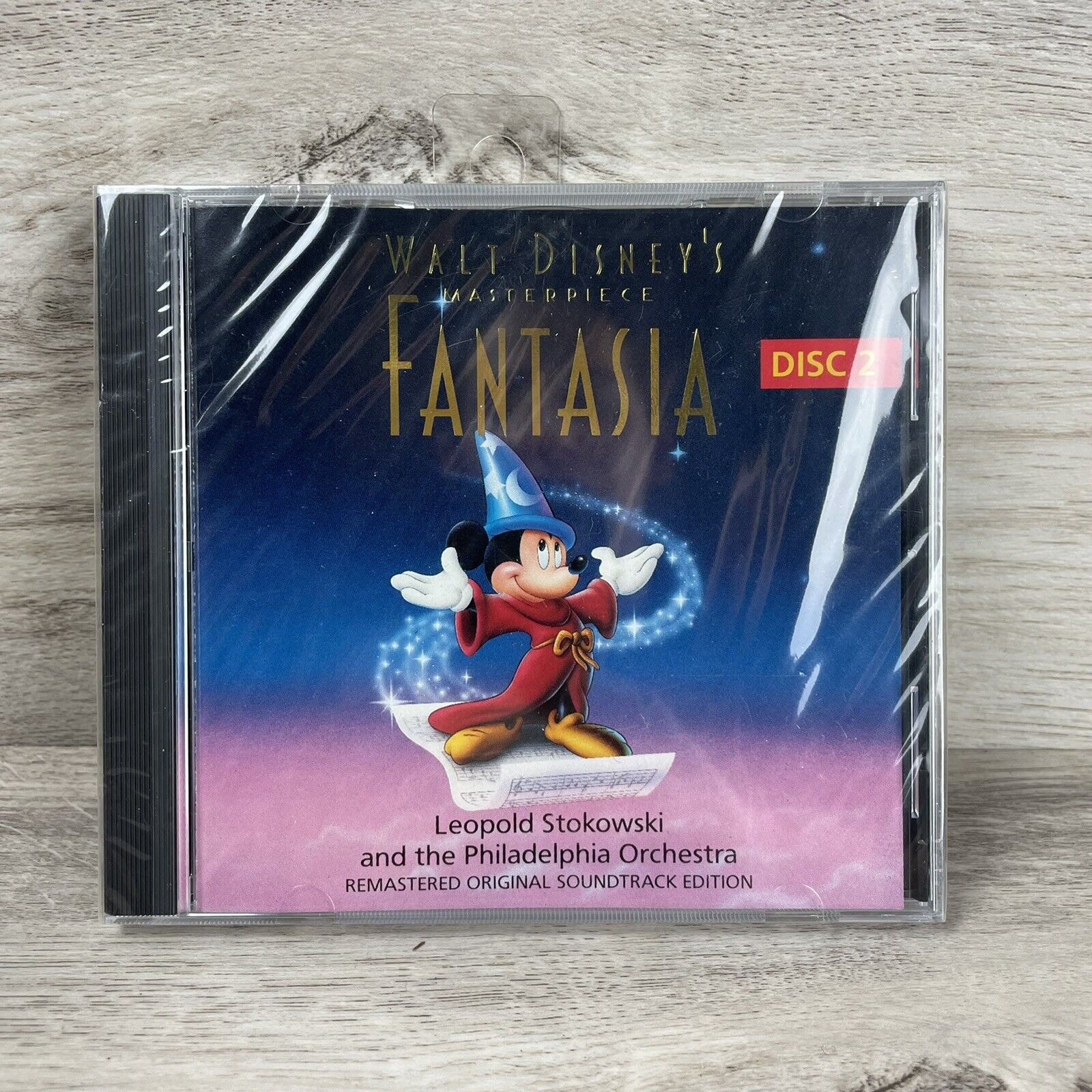 1990 NEW Walt Disney's Fantasia Disc 2 - Remastered Original Soundtrack Edition