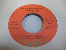 Rock 45 EDWARD BEAR Last Song on Capitol picture