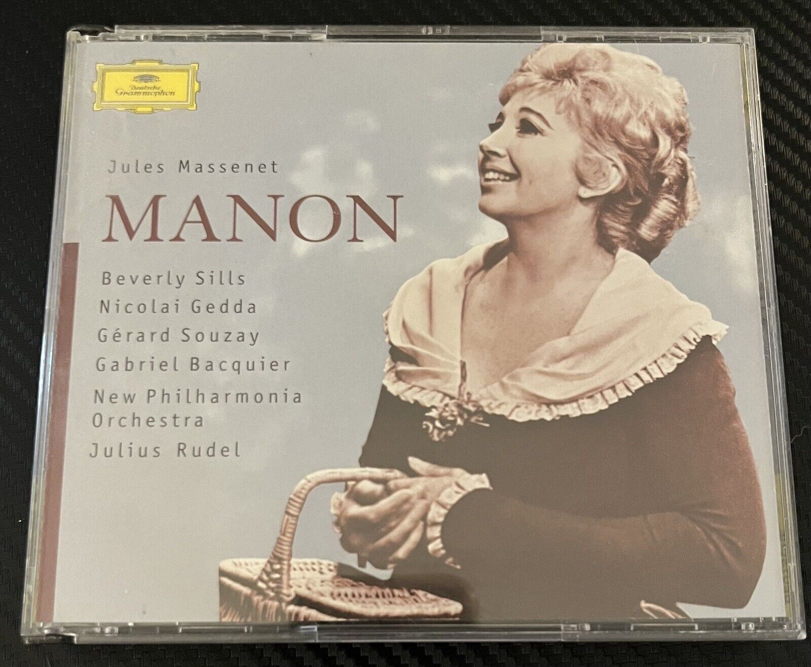 Jules Massenet Manon Rudel Sills Gedda Souzay [German, Opera - 3 CD Box Set]