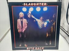Slaughter Bite Back LP Record 1980 Promo DJM-32 Ultrasonic Clean EX cVG+ picture
