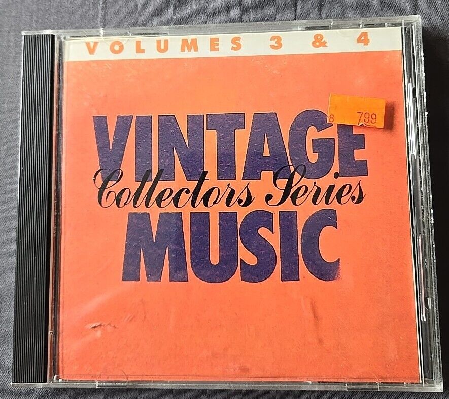 Vintage Music Volumes 3 & 4 Collectors Series CD 1988 MCA Rock n Roll Pop Oldies