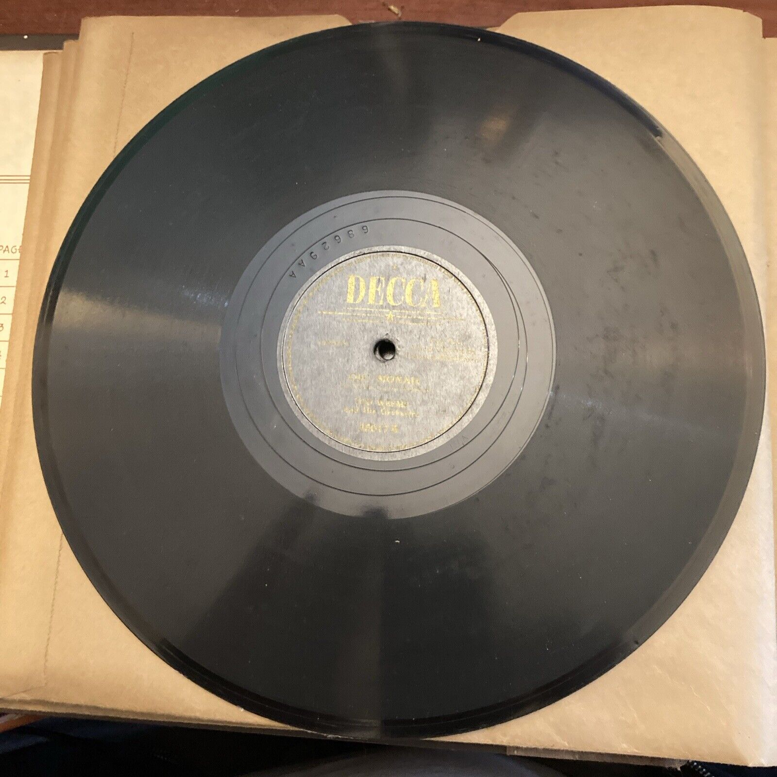 Ted Weems - Heartaches / Oh Monah - Decca #25017 - 10” 78 RPM