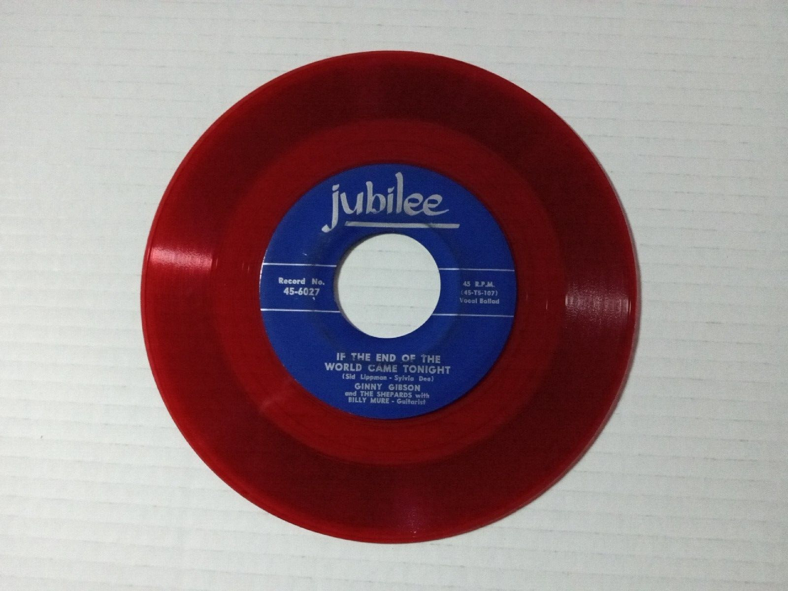 Ginny Gibson 45 rpm \