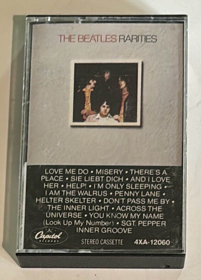 Vintage Beatles Rarities 1980 Capital Cassette Tape w/Case Tested