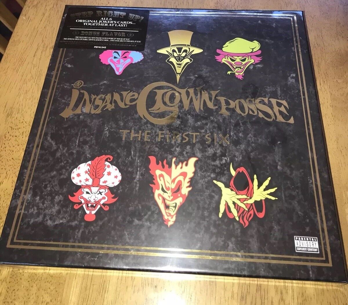 INSANE CLOWN POSSE FIRST 6 BOX SET NEW SEALED GREAT FOR COLLECTOR\'S  CD/DVD