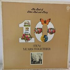 PETER, PAUL  AND  MARY           LP     TEN YEARS  TOGETHER picture