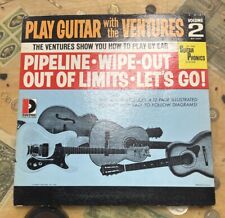VINTAGE Play Guitar with the Ventures VOL 2 LP DOLTON 16502 PIPELINE WIPEOUT NM picture