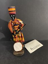 AFRICAN TRADERS ASHANTI DOLL MAN PLAYING DRUMS  picture