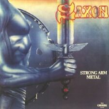 Saxon ‎– Strong Arm Metal [Vinyl Greek Press 1984 N.Mint Compilation Hard Rock] picture