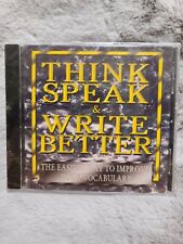 Shelf00o AUDIO CD NEW~ Think speak and write better picture