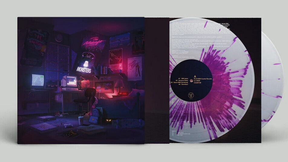 Monsters (Limited Edition) by The Midnight (Purple Splatter Vinyl, Nov-21, 2 LPs