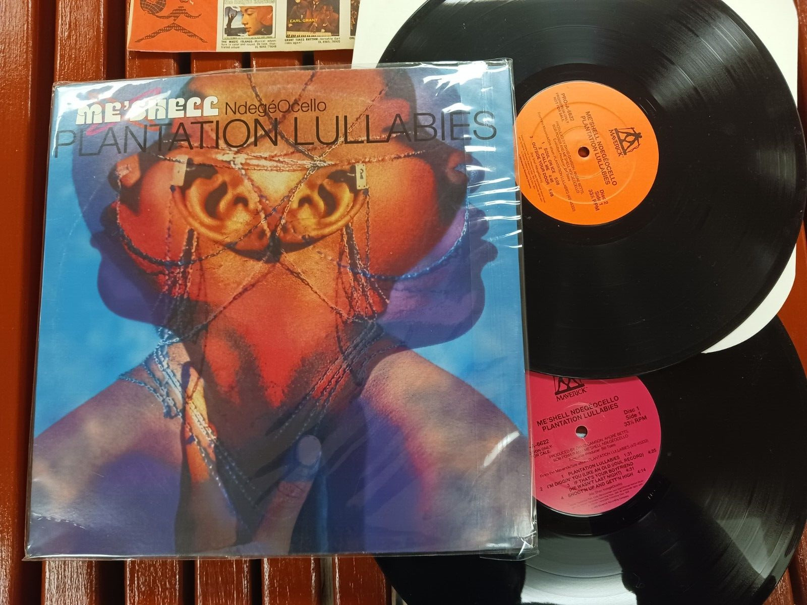 MeShell NdegeOcello  PLANTATION LULLABIES 1993 Maverick NeoSoul Funk Vinyl