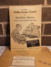 Vintage 1950s Wurlitzer Organ Lesson Course Vinyl Record included envelope and  picture