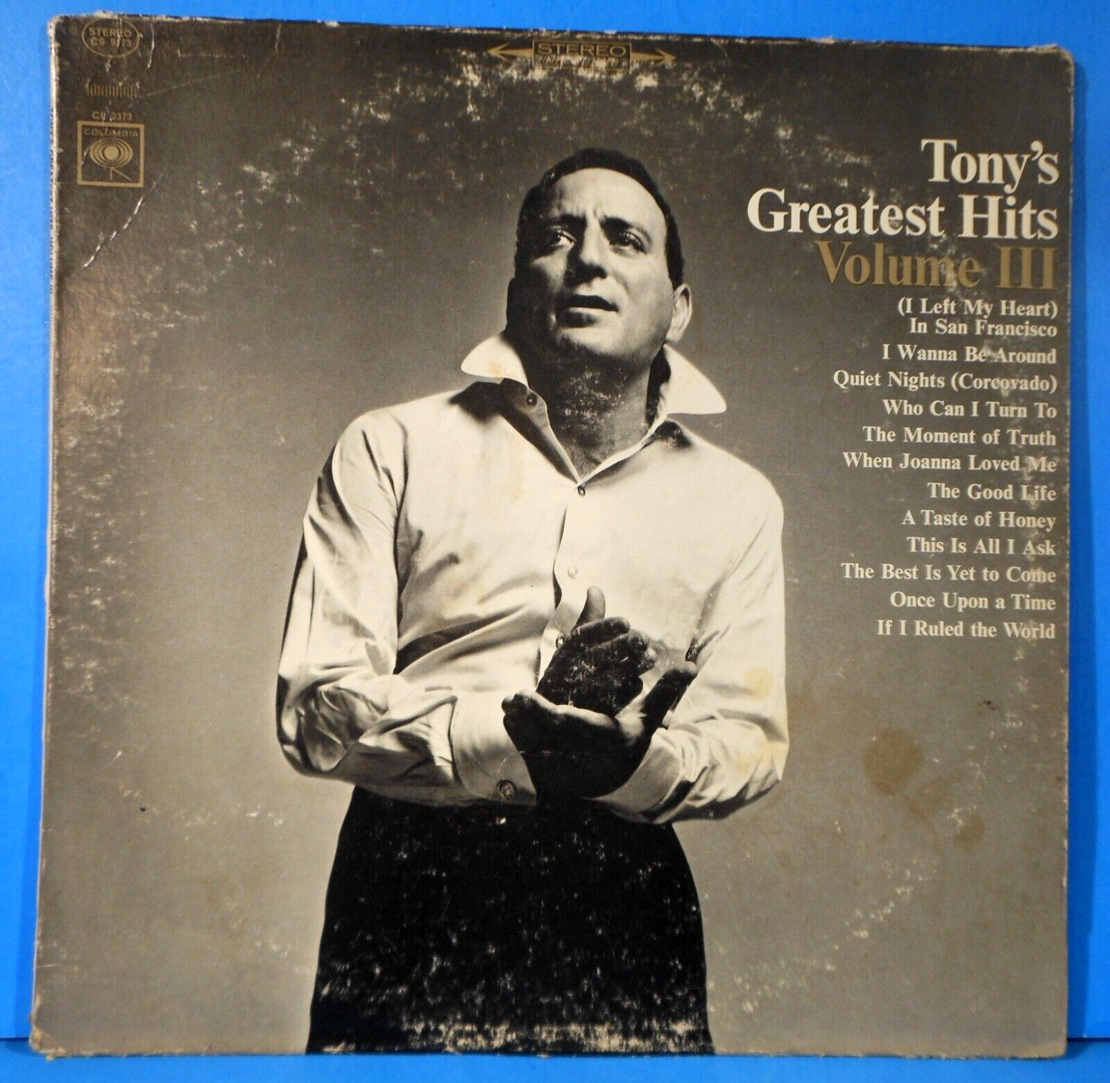 TONY BENNETT\'S GREATEST HITS VOL 3 LP 1965 ORIGINAL NICE CONDITION VG/VGA