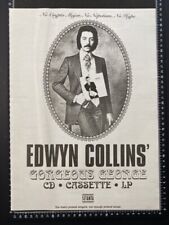 EDWYN COLLINS - GORGEOUS GEORGE - 1995 VINTAGE POSTER SIZE ADVERT  picture