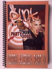 Pink Itinerary Original Vintage North American Party Tour Part II 2002 picture