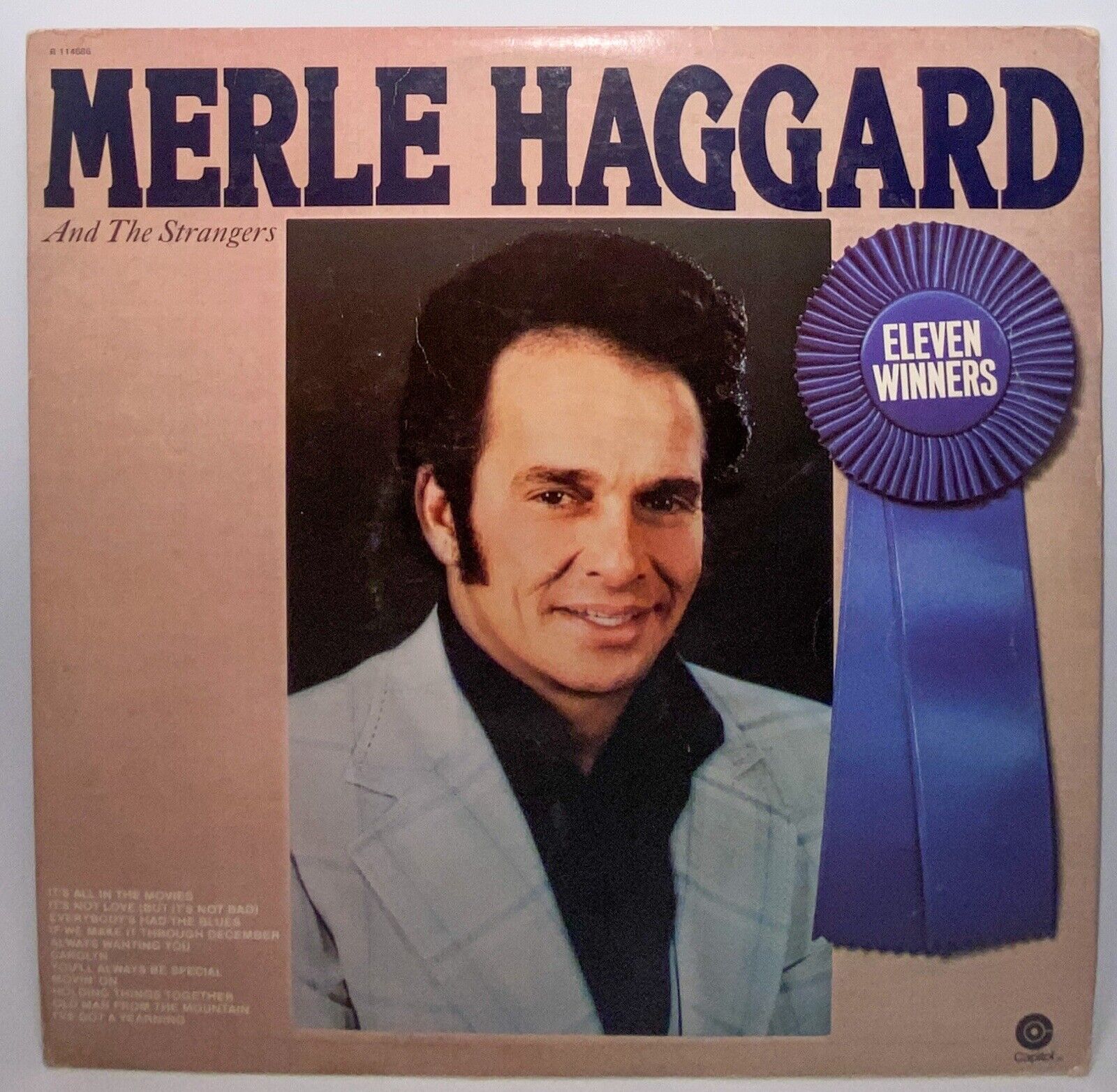 Vtg 1978 MERLE HAGGARD And The Strangers Eleven Winner Vinyl LP Record Near Mint