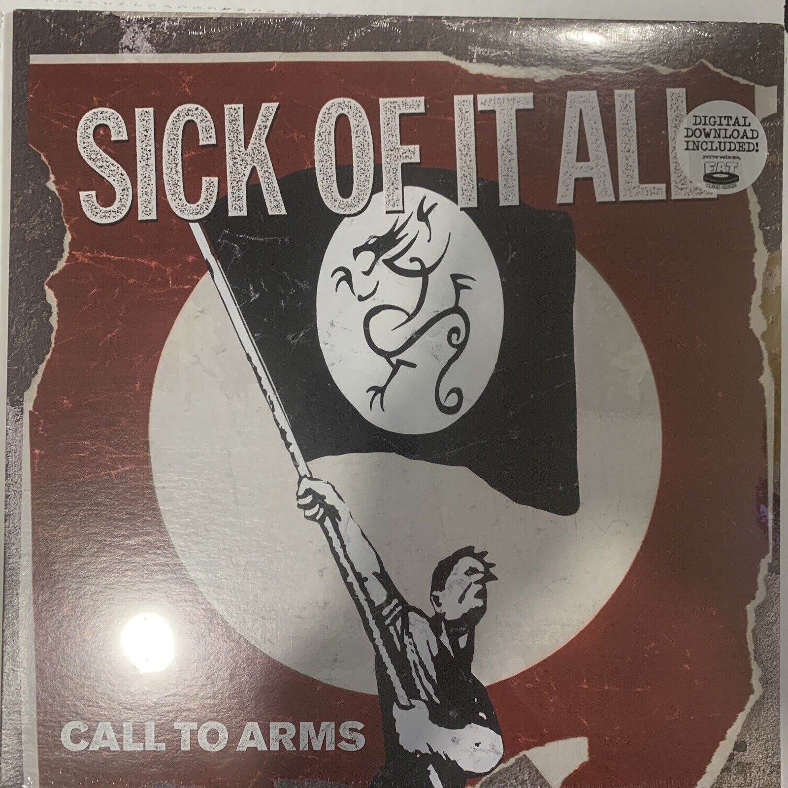 Sick Of It All – Call To Arms LP 1999 Fat Wreck Chords – FAT-582-1 [SEALED]